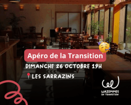 Apéro de la transition – 26 octobre