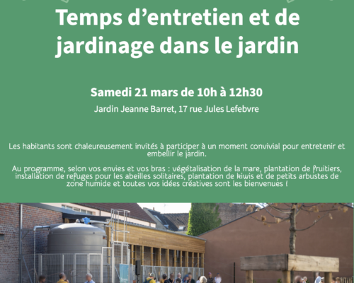Entretien et jardinage dans le jardin